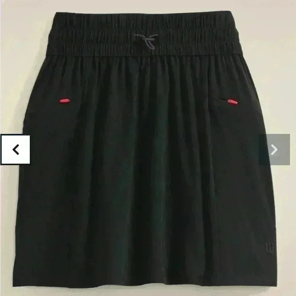 Women’s Wilson Multi Sport Skirt Size Medium Black High Waisted Elastic